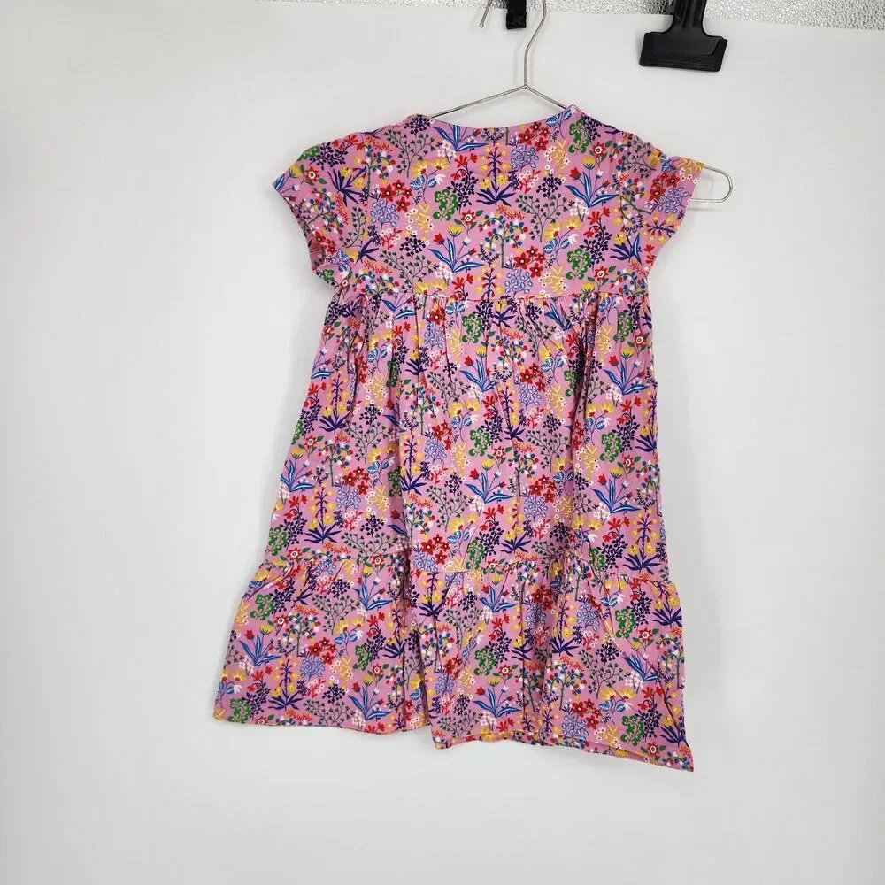 Mini Boden 6-7Y Pink Floral Blossom Ariel Twirly Jersey Dress NWT